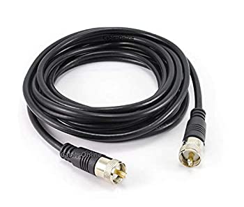 【中古】【輸入品・未使用】CablesOnline 15フィート RG8x 同軸UHF (PL259) オス - オス アンテナケーブル (R-U015)|スカイマーケットプラス