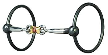 【中古】【輸入品・未使用】Weaver Leather 25-1885 Ring Snaffle Bit, Black Steel|スカイマーケットプラス