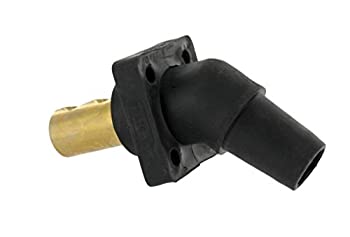 【中古】【輸入品・未使用】Leviton 16シリーズ テーパーノーズ メス パネルレセプタクル カムタイプ 45度 ブラック 16R28-UE|スカイマーケットプラス