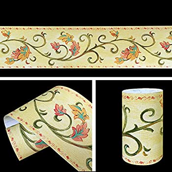 【中古】【輸入品・未使用】LoveFaye フルカラー葉トリムボーダー防水貼付 壁紙ボーダーシート 壁面装飾｜スカイマーケットプラス 7,668円