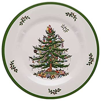 【中古】【輸入品・未使用】Spode Christmas Tree Melamine Salad Plate, Set of 4｜スカイマーケットプラス