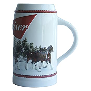 【中古】【輸入品・未使用】Boelter Brands Budweiser 2016 Holiday Stein, 31-ounce by Boelter Brands