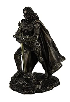 【中古】【輸入品・未使用】Resin Statues King Arthur Standing Pulling the Sword in the Stone Bronze Finish Statue 5.25?X 8?X 5インチブロンズモデル# wu76995?a1|スカイマーケットプラス