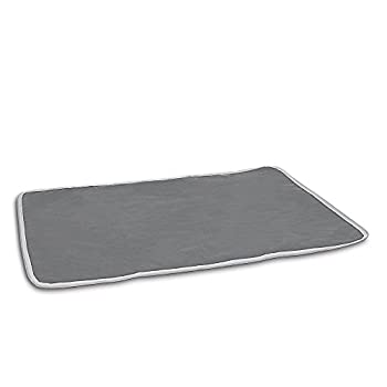 【中古】【インポート品・未当て嵌める】Homz Cotton Ironing Mat, Portable, Grey