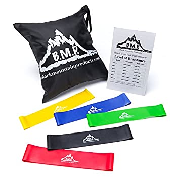 【中古】【輸入品・未使用】Black Mountain Products ループ抵抗エクササイズバンド キャリーケース付き (5個セット) 9インチ