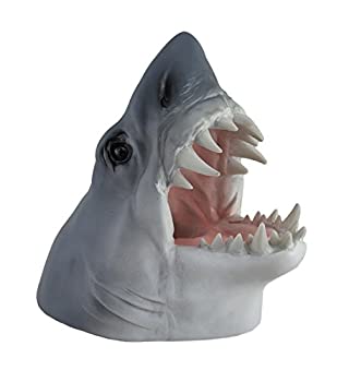 【中古】【インポート品・未当て嵌める】脂ワインボトルホルダーParched Predator Shark Headワインボトルホルダー6.25?X 9?X 9in薄墨色模範例# pwh-42 キッチン用品・食器・調理器具-その他
