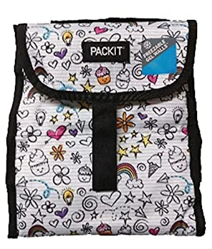 【中古】【輸入品・未使用】PackIt Freezableランチバッグ(ホワイトDoodles) 29,407円