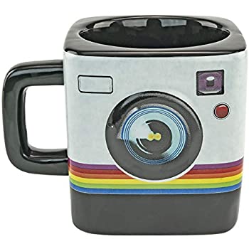 【中古】【インポート品・未当て嵌める】Fairly Odd Novelties fon-10240写真機インスタント刷り上げる表現スタイル9薬局衡オンスコーヒーティーマグ、黒いこと