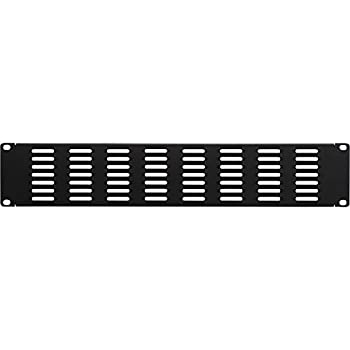 【中古】【輸入品・未使用】NavePoint空白2uラックマウントパネルIt ServerネットワークスペーサSlotted Venting