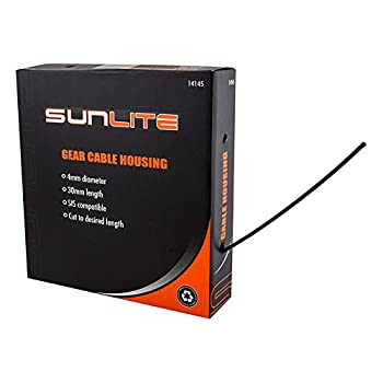 【中古】【輸入品・未使用】CABLE HOUSING SUNLT SIS 4mmx30m BK by Sunlite
