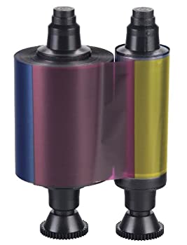 【中古】【インポート品・未当て嵌める】Evolis R3013 Half Panel YMCKO Color Ribbon - 400 prints/roll by Evolis