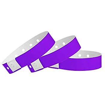 【中古】【輸入品・未使用】WristCo パープルプラスチックリストバンド 500個パック イベント用