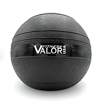 【中古】【輸入品・未使用】(9.1kg) - Valour Fitness Slam Ball, 9.1kg, Black