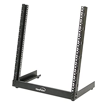 【中古】【インポート品・未当て嵌める】NavePoint 12u 19インチデスクトップオープンフレーム2ポストサーバーデスクラックFree Standing w/ハードウエア