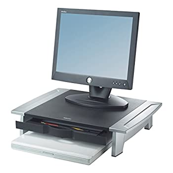 【中古】【輸入品・未使用】Fellowes Monitor Riser - Stand for monitor - black, silver