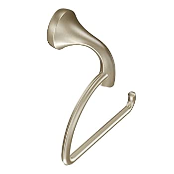 【中古】【輸入品・未使用】Moen YB2808BN Evaコレクション ヨーロピアンシングルポストトイレットペーパーホルダー つや消しニッケル