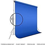 【中古】【輸入品・未使用】LimoStudio写真6?' x 9?'バックドロップブルーChromakeyモスリン写真ビデオ背景、agg169?V2画像