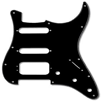 【中古】【輸入品・未使用】Fender ピックガード Pickguard, Stratocaster? H/S/S, 11-Hole Mount (3-Screw Mount HB), Black, 3-Ply|スカイマーケットプラス