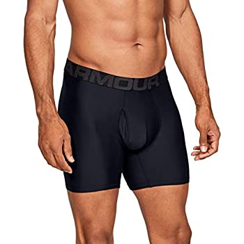 【中古】【輸入品・未使用】Under Armour Men's Tech 6-inch Boxerjock Boxer Brief - 1 Pack, Black (001)/Pitch Gray, X-Large｜スカイマーケットプラス