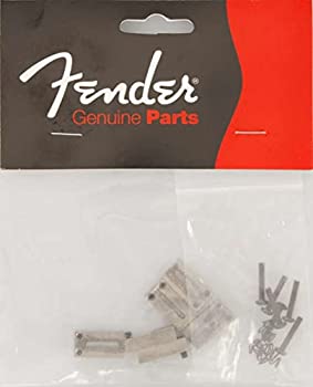 【中古】【輸入品・未使用】Fender American Series('86-'07) Stratocaster Saddle Assemblies サテンクローム サドル