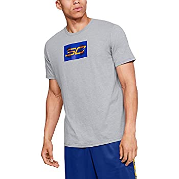 【中古】【インポート品・未当て嵌める】Under Armour Sc30 Overlay Short-sleeve Shirt Tee, Steel Light Heather (035)/Royal, X-Large