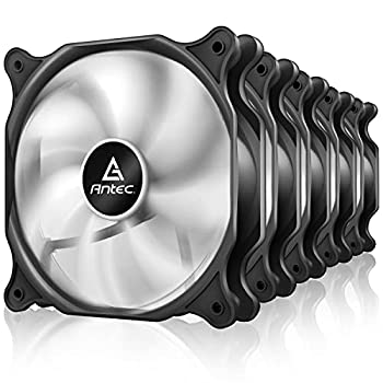 【中古】【インポート品・未当て嵌める】Antec 120 粍 入れもの気違い静音気違い, マイコン 入れもの気違い ，F12 120粍 3PIN 5本1仕掛ける