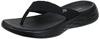 【中古】【輸入品・未使用】Skechers Women ON-The-GO 600-SUNNY Flip-Flop, Black, 8 Medium US