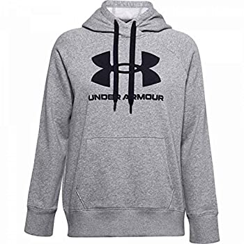 【中古】【輸入品・未使用】[アンダーアーマー] トレーニングフリース UAライバルフリース ロゴ フーディー レディース Steel Medium Heather/Black/Black XL