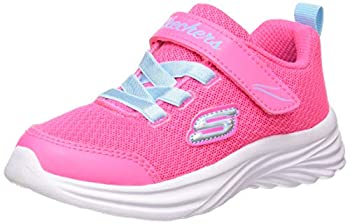 【中古】【輸入品・未使用】Skechers キッズ ガールズ スポーツ 軽量 Skechers 洗濯機洗い可能 スニーカー, ネオンピンク/ターコイズ, 5 Toddler