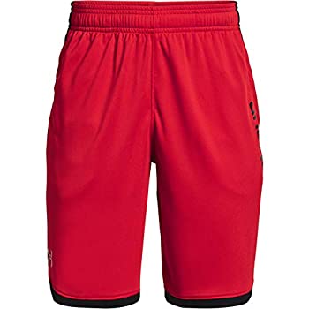 【中古】【輸入品・未使用】Under Armour Boys' Stunt 3.0 Shorts , Red (600)/Mod Gray , Youth X-Large