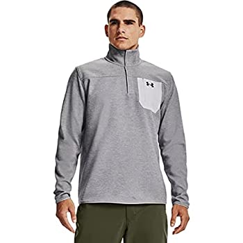 【中古】【輸入品・未使用】Under Armour Men's Specialist Henley Grid T-Shirt , Halo Gray (014)/Black , Small