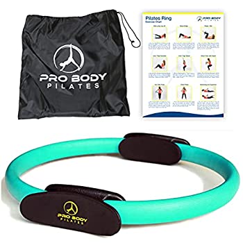 【中古】【インポート品・未当て嵌める】ProBody ピラティスリングサークル フィットネスリングマジックサークル ピラティスリング 14in 太股細工物アウト用 瑜伽輪っか太股トナ
