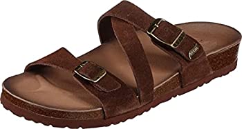 【中古】【輸入品・未使用】Skechers Women, Arch Fit Granola - Kindred Vibez Sandal Chocolate 5 M