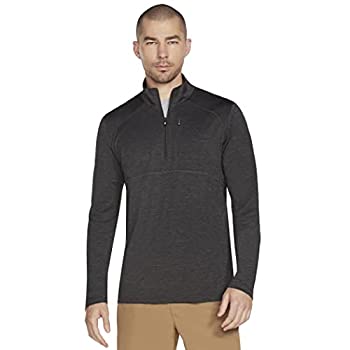 【中古】【輸入品・未使用】Skechers mens On the Road 1/4 Zip Sweater, Asphalt, Small US