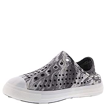 【中古】【輸入品・未使用】Skechers Boy's Foamies Guzman Flash Marblized Slip-On 402021L (Little Kid/Big Kid) Charcoal/Gray 4 Big Kid M