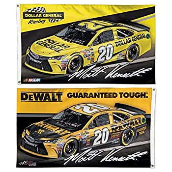 【中古】【輸入品・未使用】WinCraft NASCAR マット・ケンセス WCR25985015 両面フラッグ 3フィート x 5フィート