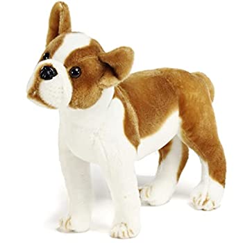 【中古】【輸入品・未使用】VIAHART ( ビアハート )【 Tiger Tale Toys ( タイガーテールトイズ )】 ボストン・テリア ボクサー 犬 大きい ぬいぐるみ リアル 16インチ ( 40