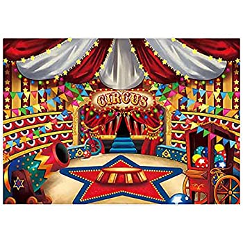 【中古】【輸入品・未使用】Allenjoy 7x5フィート サーカステーマ 背景 写真 男の子 女の子 キッズ レッド カーニバル カルーセル テント 初めての誕生日 ベビーシャワーパ｜スカイマーケットプラス 19,632円
