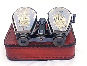 【中古】【輸入品・未使用】SIFAAT WORLD アンティーク R & J Beck Ltd ロンドン 1876インチ ハンドヘルド 真鍮 双眼鏡 保護レザーケースカバー付き マリンハンドヘルド 双｜スカイマーケットプラス 10,831円