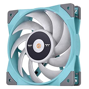 【中古】【インポート品・未当て嵌める】Thermaltake ToughFan 12青緑色 高静圧 2000 PWM 金属元素強化因子原動機こしき 第2時人 油圧ベアリング 120粍 入れもの/放熱器気違い CL-F117-P