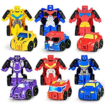 【中古】【輸入品・未使用】iPlay, iLearn キッズ ミニトランスフォーマー 車両プレイセット
