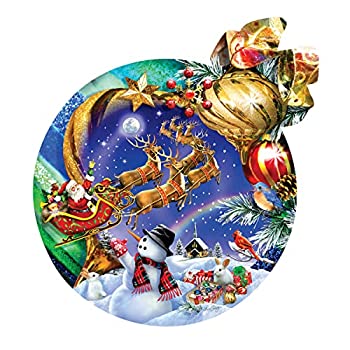【中古】【輸入品・未使用】SUNSOUT INC クリスマスオーナメント 750ピース 特別形状ジグソーパズル|スカイマーケットプラス