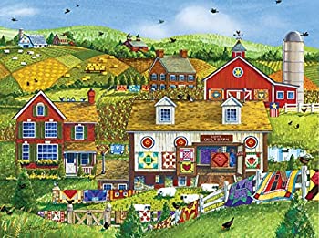 【中古】【輸入品・未使用】Lapp's Quilt Barn ジグソーパズル 1000ピース SUNSOUT INC