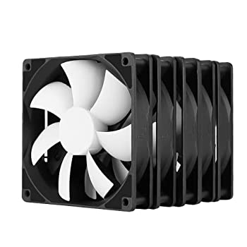 【中古】【輸入品・未使用】ENCOTEC F12 サイレントコンピュータファン 120mmファン 高性能4ピン PWMケースファン PCファン 800-1800RPM DC 12Vファン F12シリーズ 5個パッ