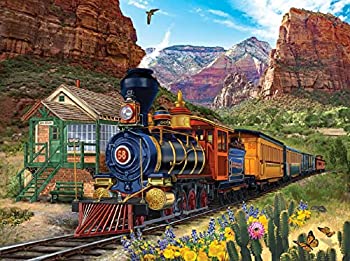【中古】【輸入品・未使用】SUNSOUT INC ジグソーパズル Stopping at Dry Gulch 300ピース|スカイマーケットプラス
