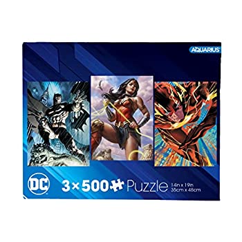 【中古】【輸入品・未使用】水族館 - DCコミックス 500ピースジグソーパズル | 3ピースセット|スカイマーケットプラス