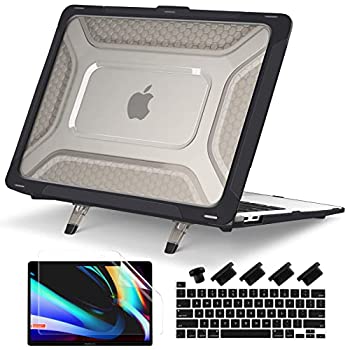 【中古】【輸入品・未使用】DONGKE 折りたたみ式キックスタンドケース MacBook Pro 13インチケース A2338 M1 A2251 A2289 (2022-2020) 用 高耐久 頑丈 ハードシェルカバー T