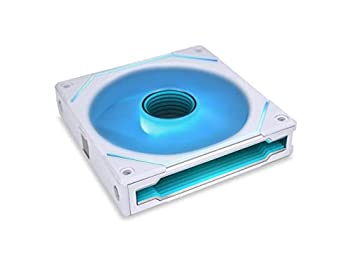 【中古】【インポート品・未当て嵌める】Lian Li UNI 気違い SL-INF 120 RGB インフィニティミラー ARGB 気違い 120粍 白いこと 1容器に並べる