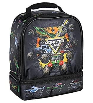 【中古】【輸入品・未使用】Monster Jam 墓掘り メガロドン 海賊の呪い デュアルコンパートメント ランチボックス バッグ