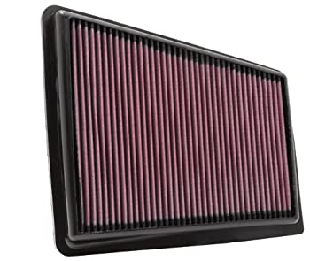 【中古】【輸入品・未使用】【K&N エンジン用エアフィルター】再利用可能、75,000マイル毎にクリーン、洗浄可能、プレミアム、交換用車用エアフィルター:2009-2017 Hyundai/